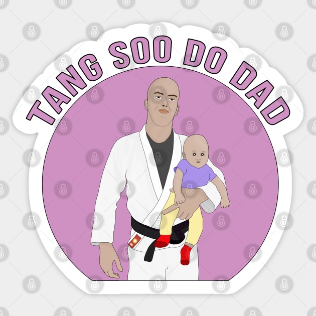 Tang Soo Do Dad Sticker by DiegoCarvalho